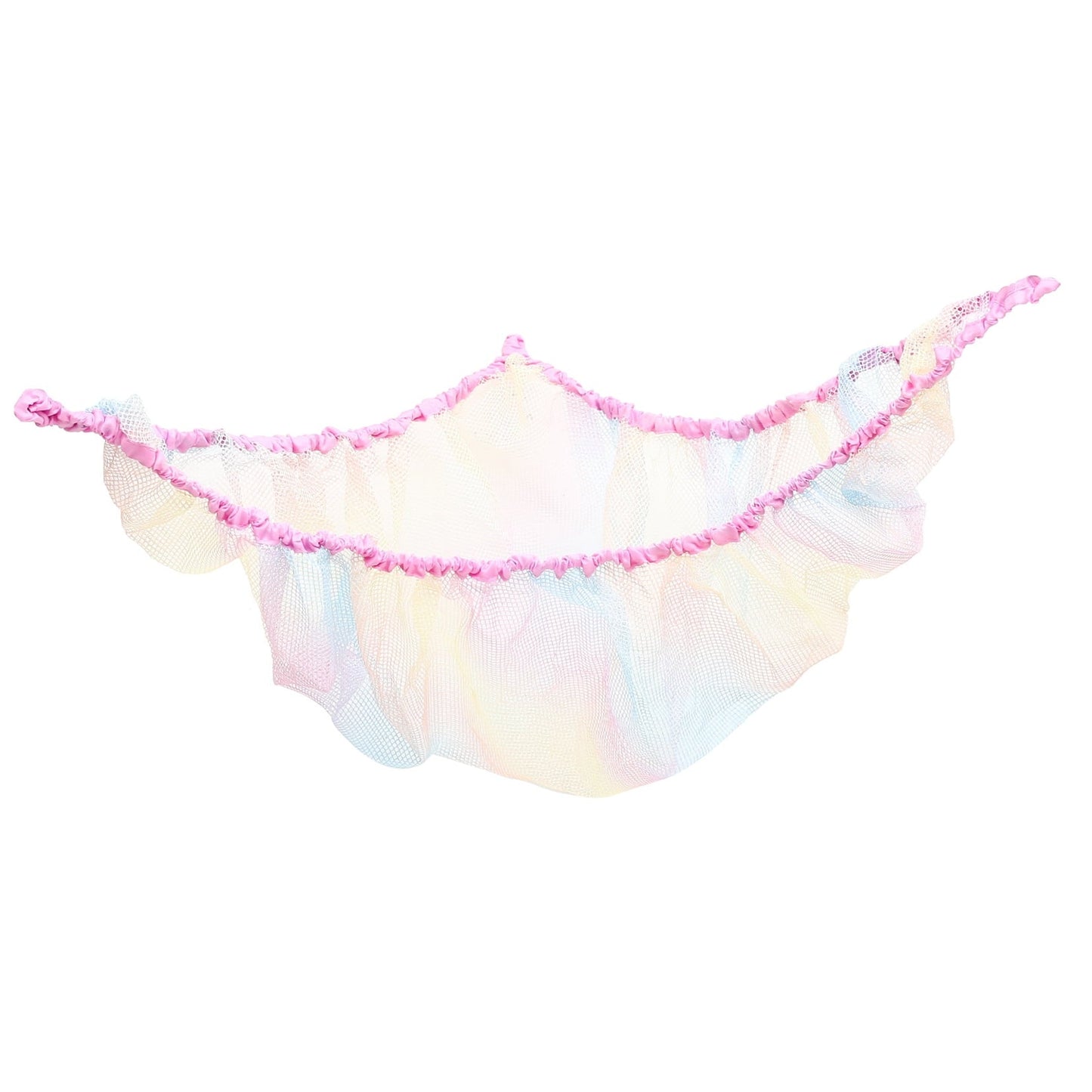 HONMEET Toy Hammock Storage Net Woven Mesh Hammock Multi-Colored Polyester 1Pack