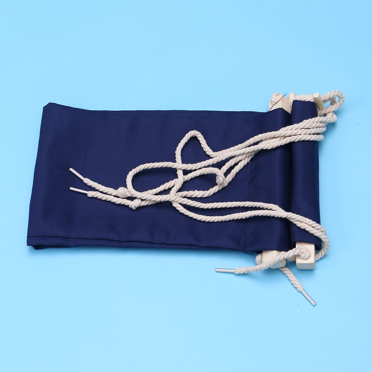 Worgeous 1Pcs Dark Blue Foot Hammock for Home and Office 11.8x6.7x0.4in