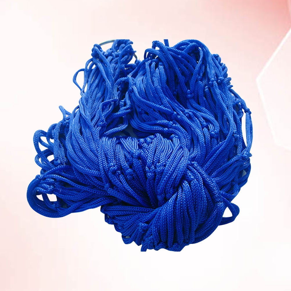 Raindrops 1Pack Durable Netted Hammock for Hiking and Picnic Bed Sleeping 240*80*05cm Blue