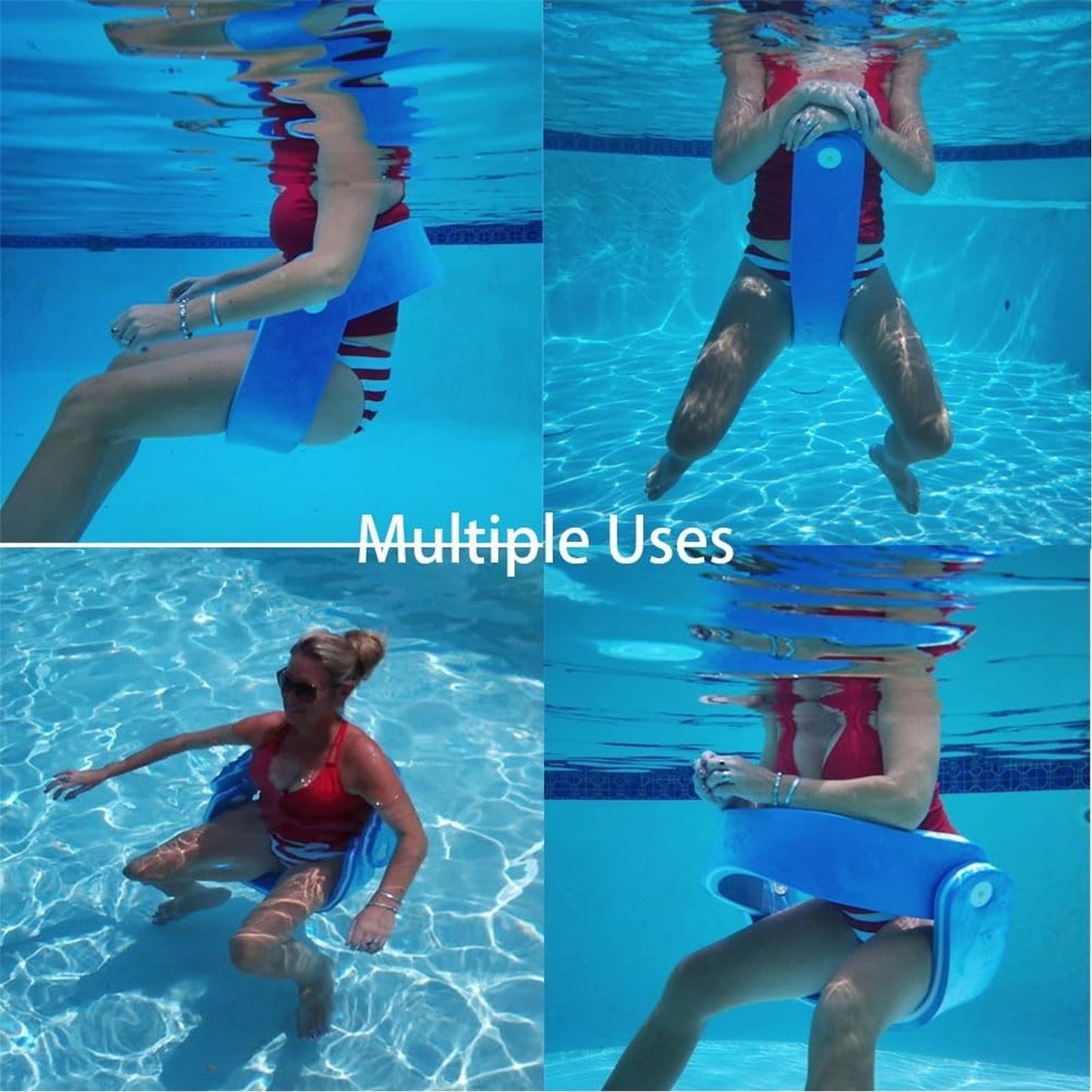 Water Recliner, Grand floats Float-N-Fold Water Chair, Civilized 3-in-1 Floating Chair One Float, Endless Relaxation, Waters Recliner Beach Chairs for Sitting in The Waters Swim,