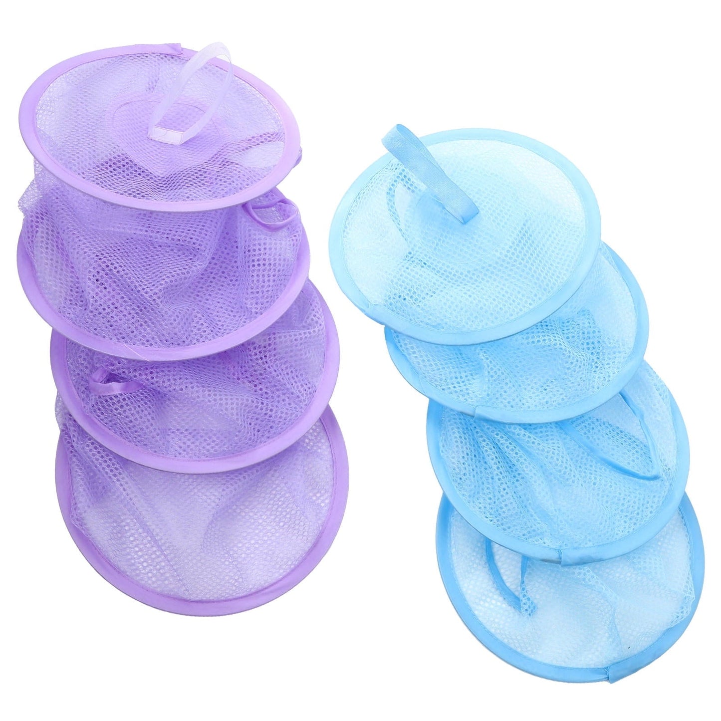 NUOLUX 2Pcs Foldable Multi-layer Toy Storage Hammock For Home Wall Door Hanging Space-saving