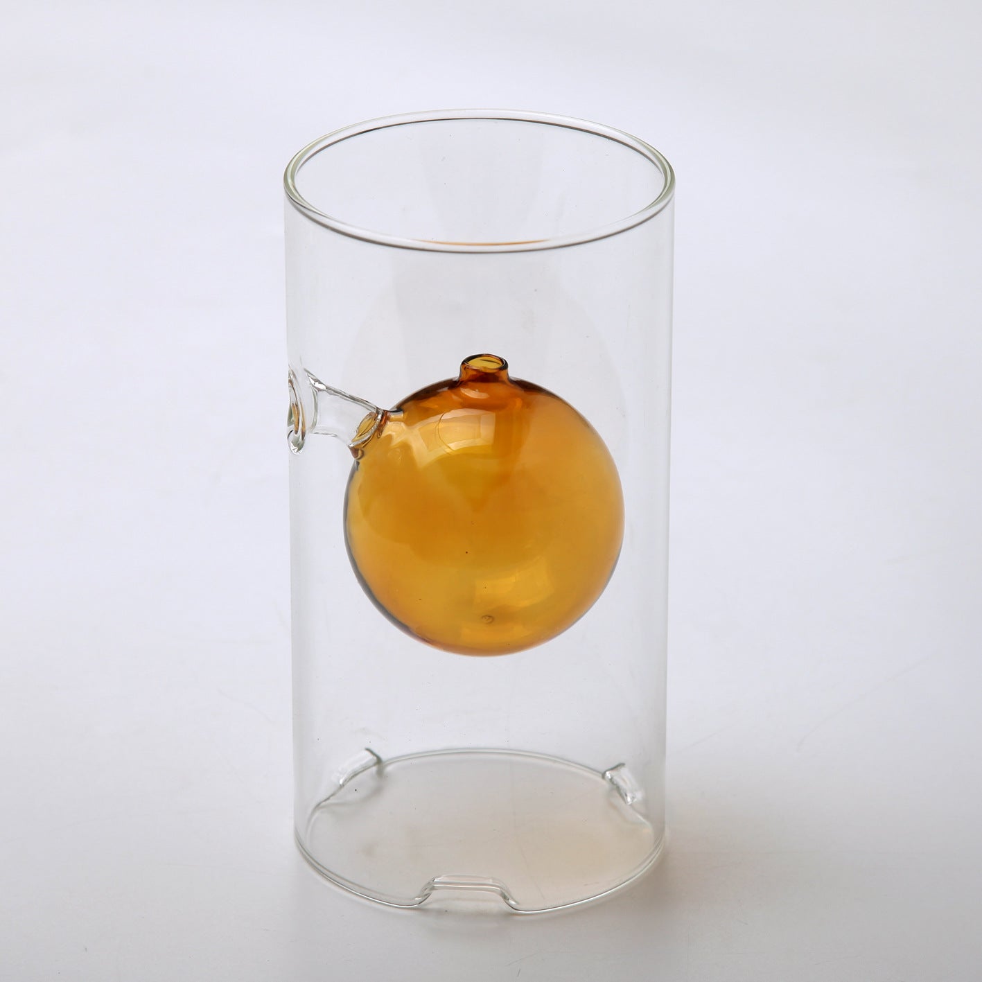 Creative Glass Cylindrical Oil Lamp Home Decoration