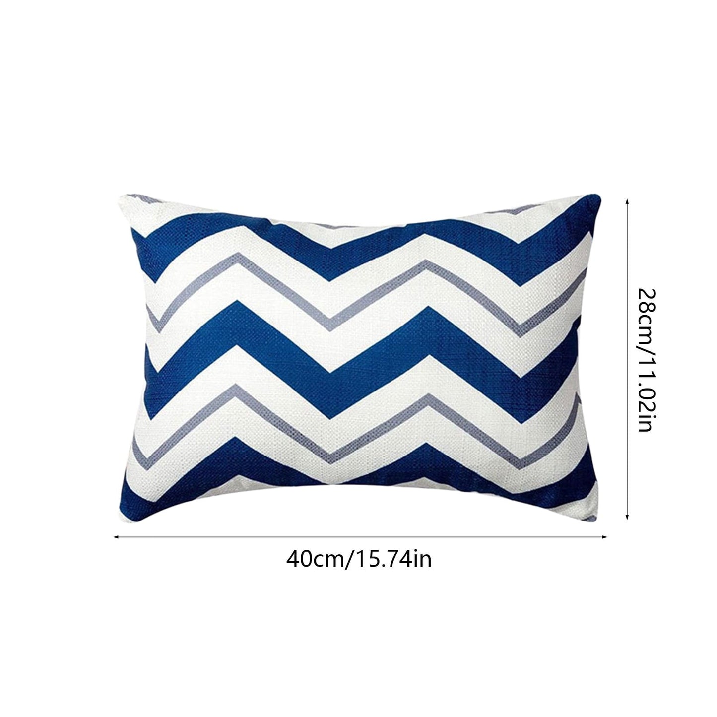 Kcavykas Savings Outdoor Chaise Lounge Waterproof Pillow Cover, Striped Headrest Cushion, Removable Cushion Core Pillow Fast-Selling Limited-Time Deals