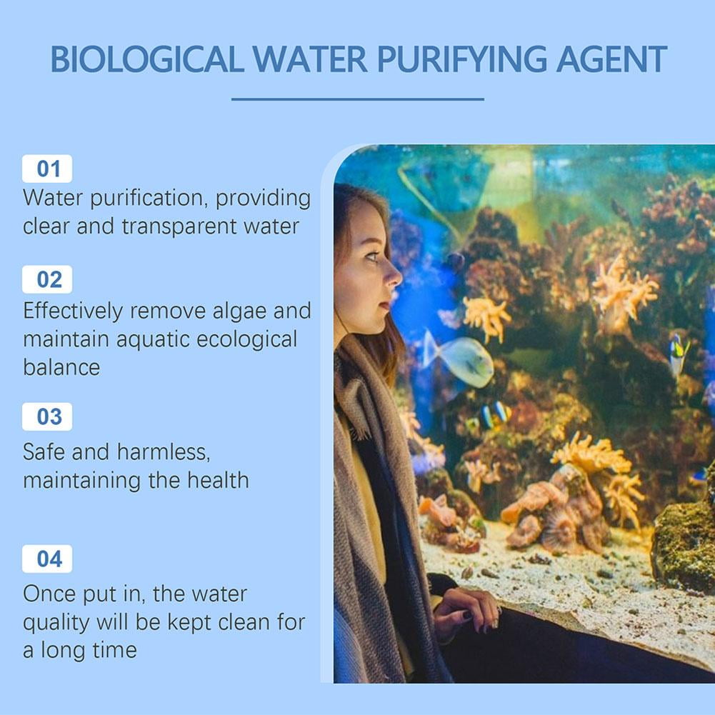 Aquarium Cleaner Algae Remover Algaecide Powder For Fish Tank Water Purifier