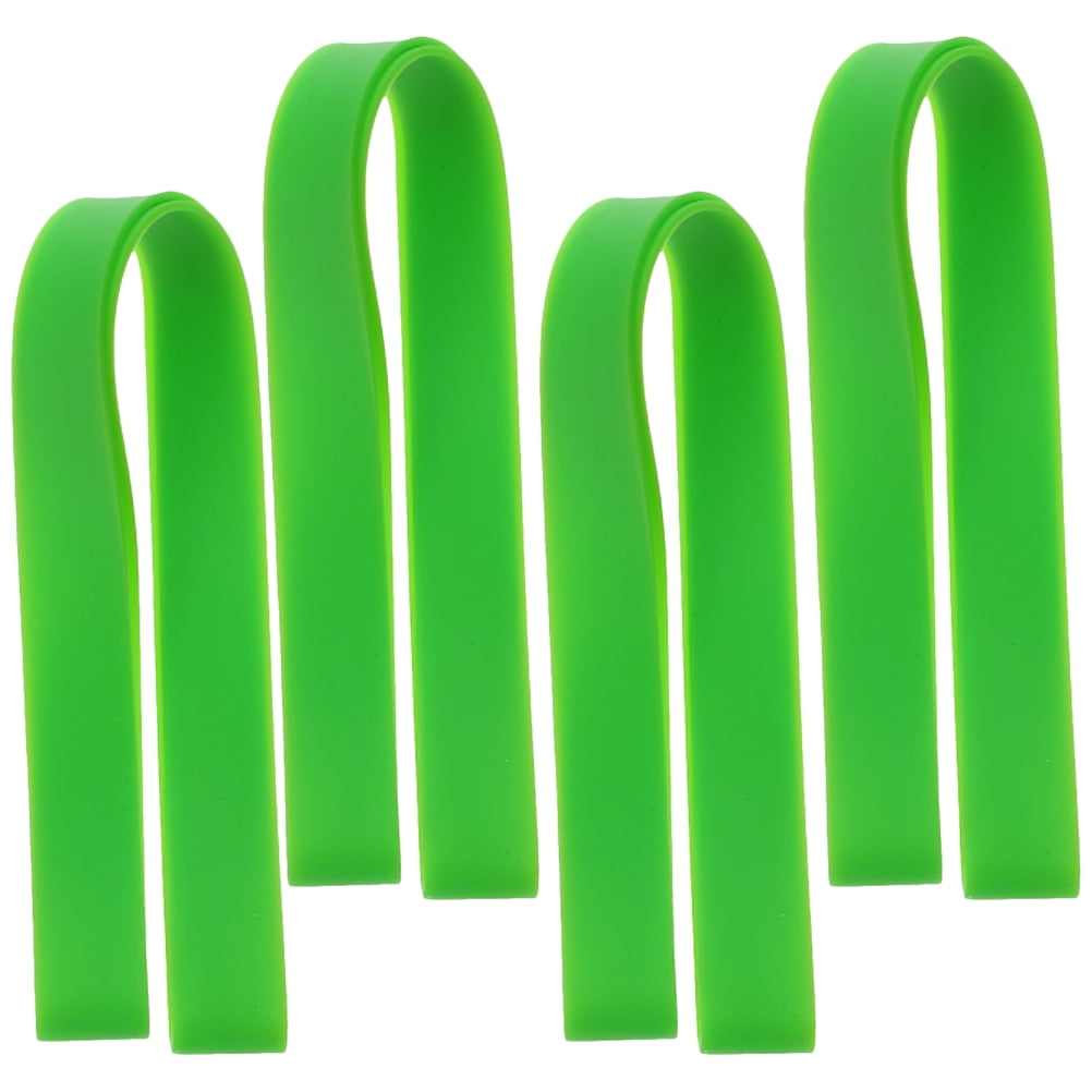 Toyvian Cruise 4Pcs Reusable Silicone Towel Straps for Beach Chairs and Outdoor Equipment
