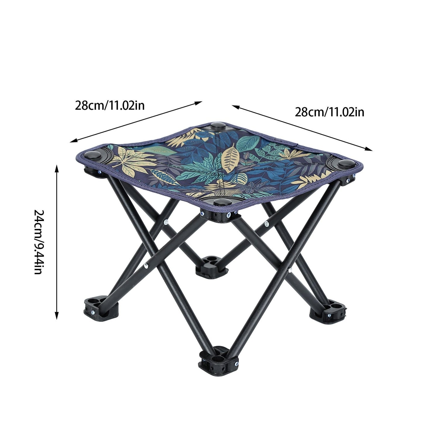 Amacok Outdoor Folding Chair Camping Picnic-Light Portable Chair Camping Picnic Beach Small Horse Zip Self-Driving Fishing Stools