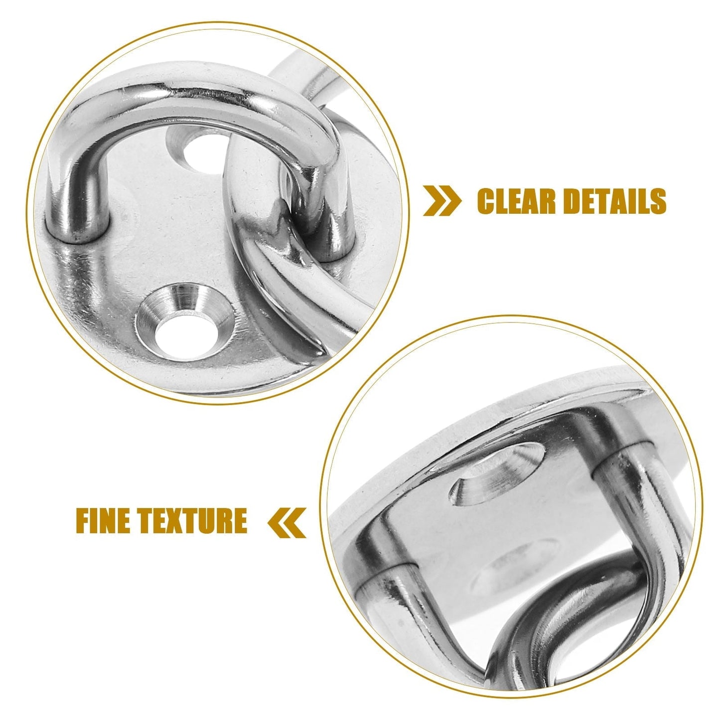 PBPBOX Ceiling Hooks Heavy Duty Ceiling Mount Bracket Stainless Steel for Outdoor Use 1 Set