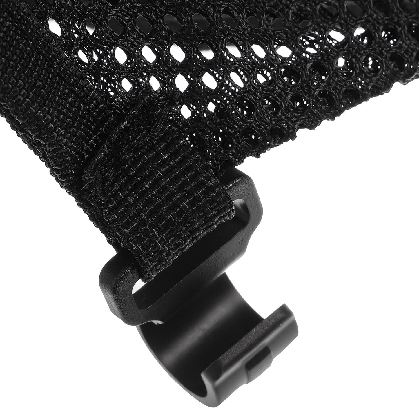 Worgeous Desk Accessories Storage Bag Black Mesh Cloth 1Set