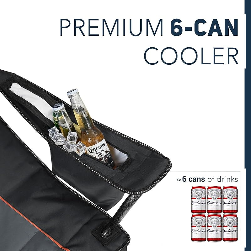 Oversized Folding Camping Chair - 450lbs Support with Padded Cushion Cooler Pockets - Heavy Duty Collapsible Chairs for Sports Garden Beach Fishing