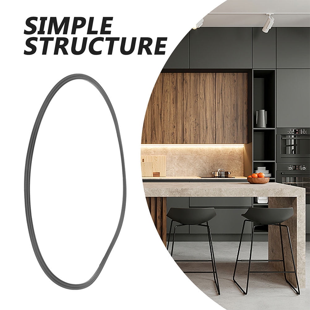 WEUVEB 3Pcs Round Barstool Base Ring Pads Non Slip Rubber Floor Protectors for General Users