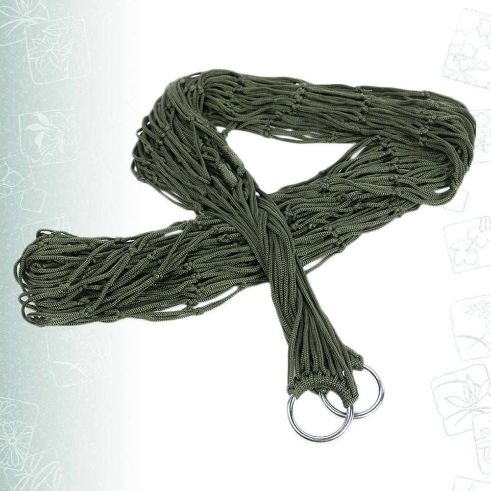 TAILTOSS 1Pcs Army Green Hammock for Outdoor Adventure and Traveling