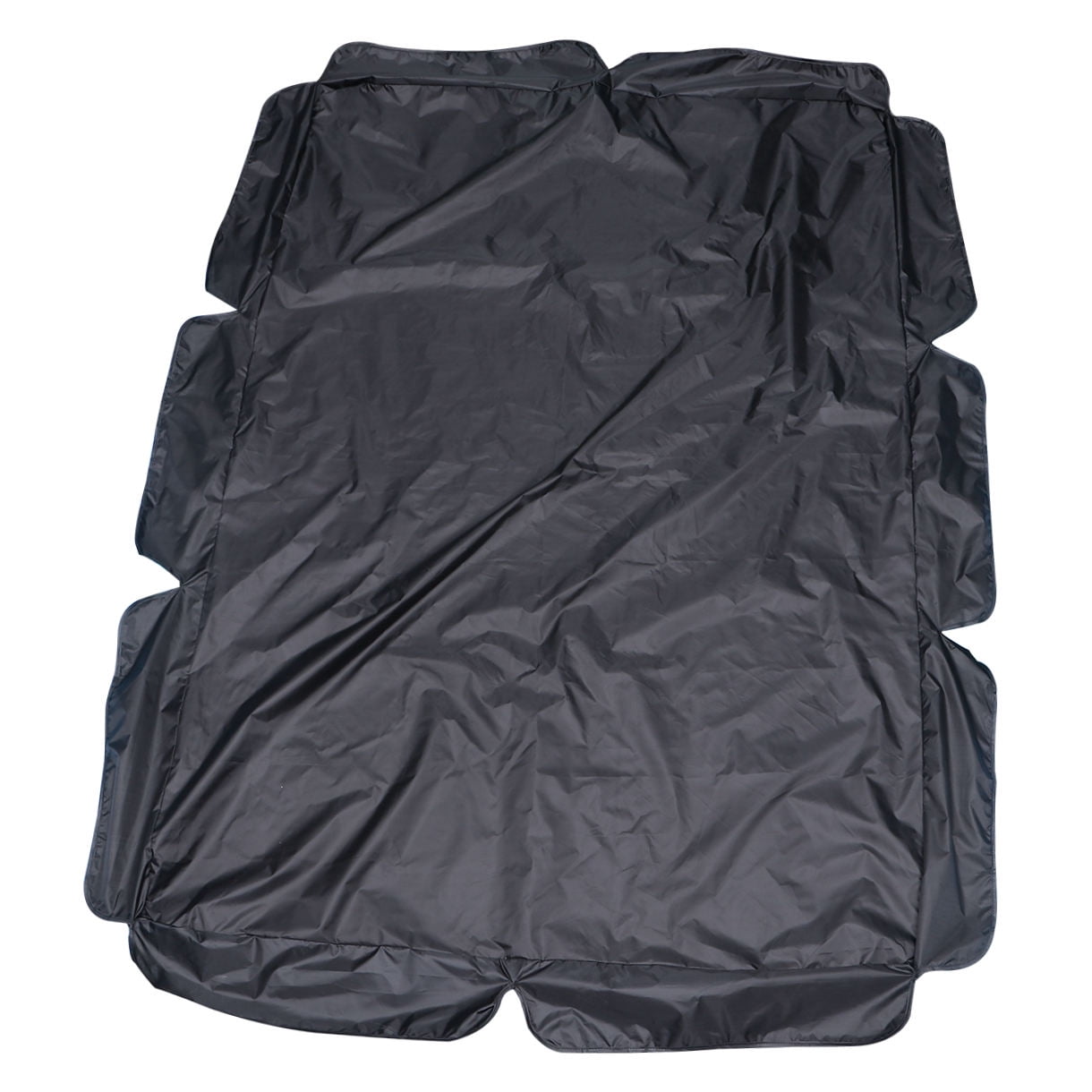 Raindrops Garden Swing Protector Cover 1Set Black Coating UV Protection for Patio Glider 142x47in