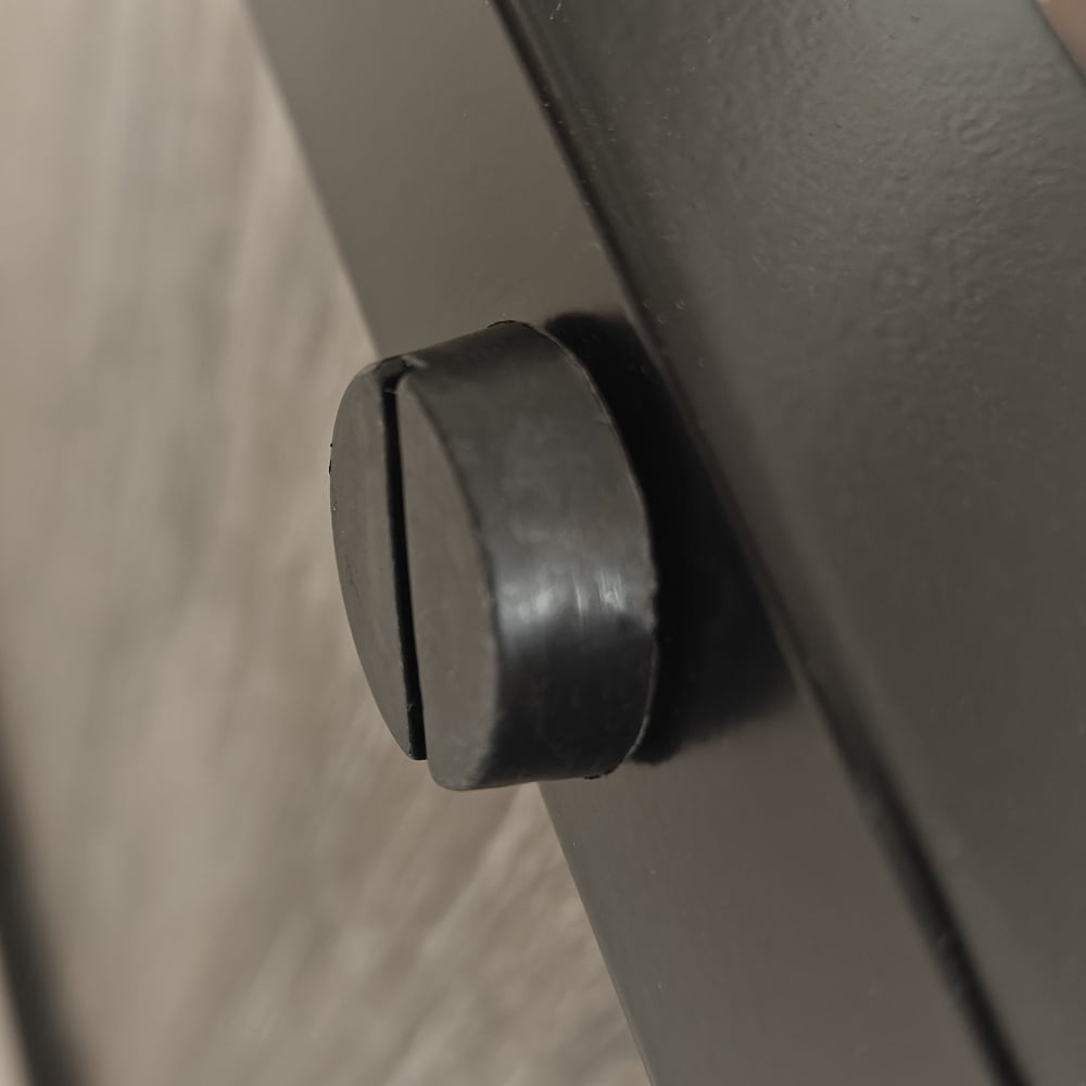 JHSLAJ 1 piece Modern End Table Nightstand for Bedroom & Living Room, Tempered Glass& Rustic Wood Grain MDF, Industrial Style Side Table