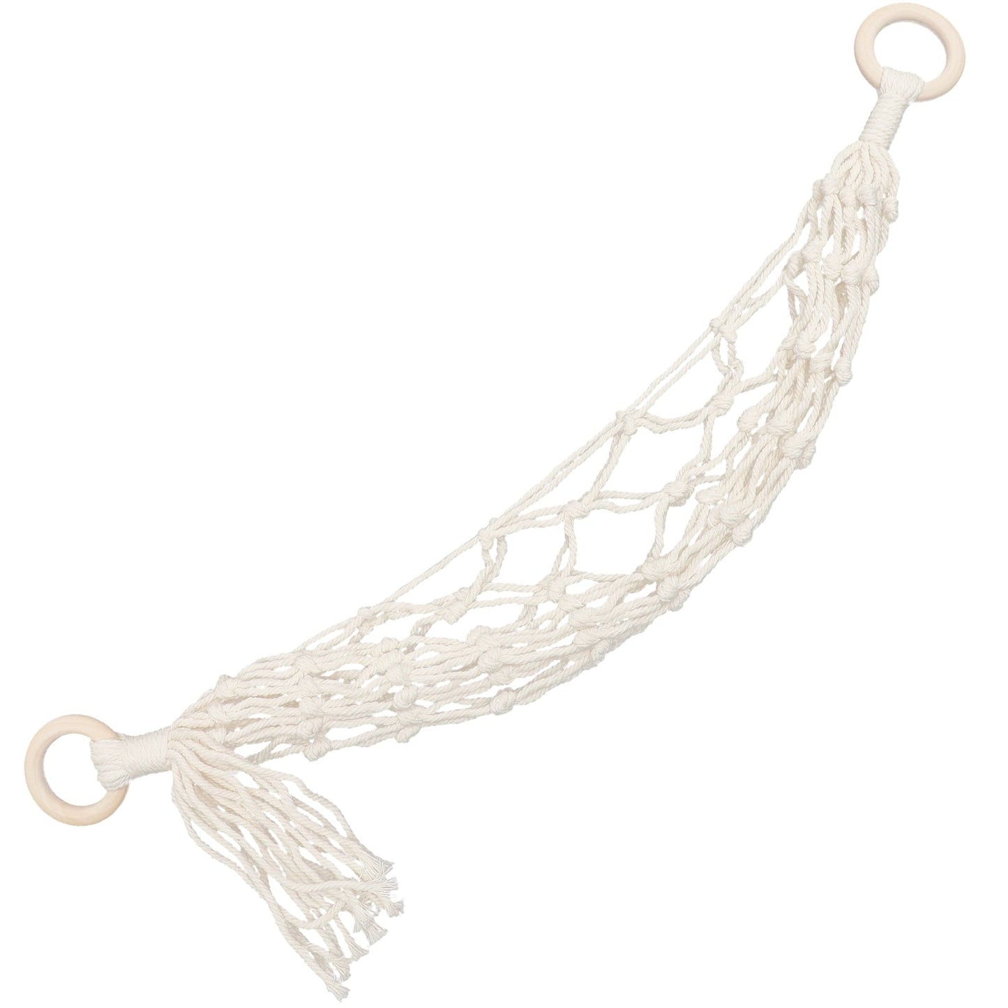 Clispeed Handwoven Fruit Hammock Cotton Minimalist Style for Homeowners 1Pack