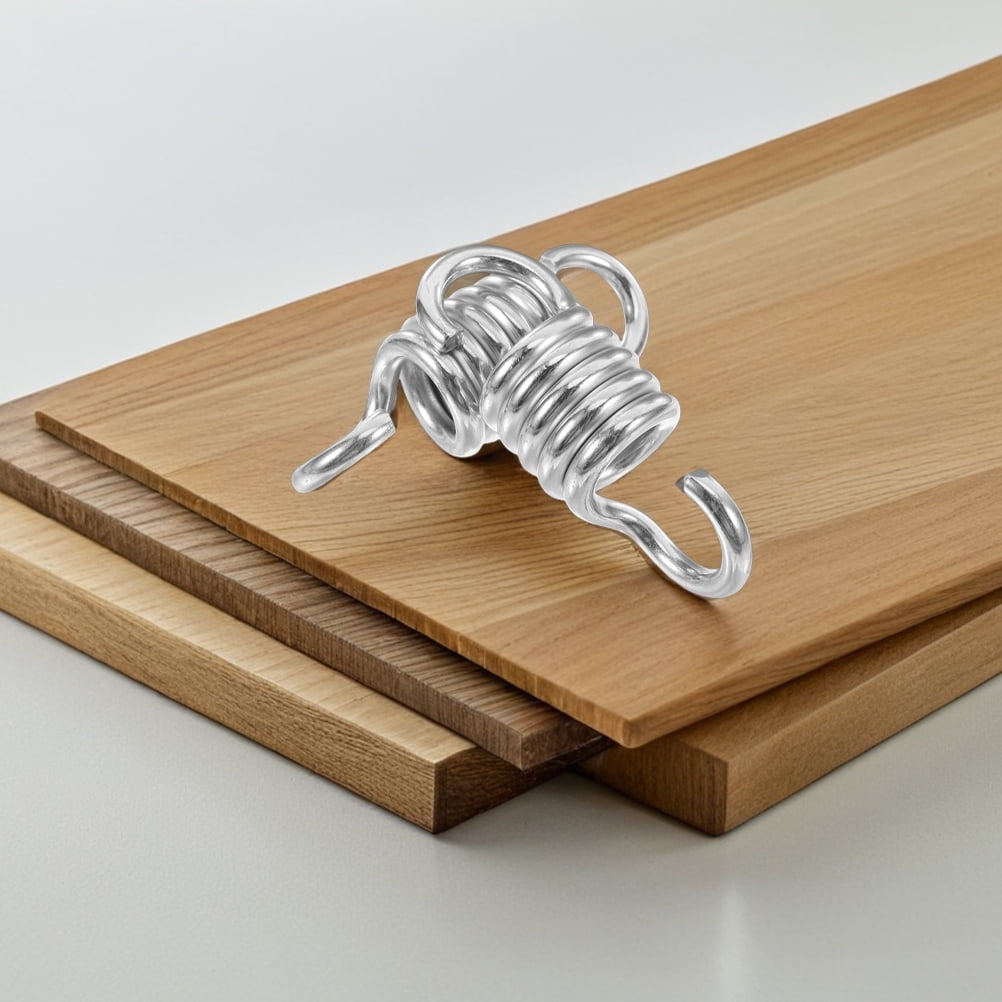 Homoyoyo 4pcs Hammock Spring Kit Stable Hanging Components for Patio Furniture Accessories