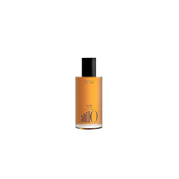 Fig Whisky Hydrating Body Oil - Fast-Absorbing & Non-Greasy Moisturizer with Fig, Argan Jojoba Oils Silky Smooth Glow Deep Nourishment, Woody Scent, 3.38 fl. oz