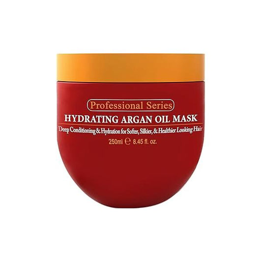 Arvazallia Hydrating Argan Oil Hair Mask and Deep Conditioner for Dry or Damaged (8.45 oz Jar)