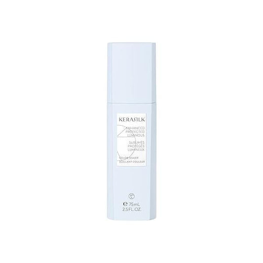 KERASILK Color Sealer | Provides Long-Lasting Protection Moisturizes & Strengthens Hair Fiber Conditions Detangles With Heat For Treated Lightened 75ml