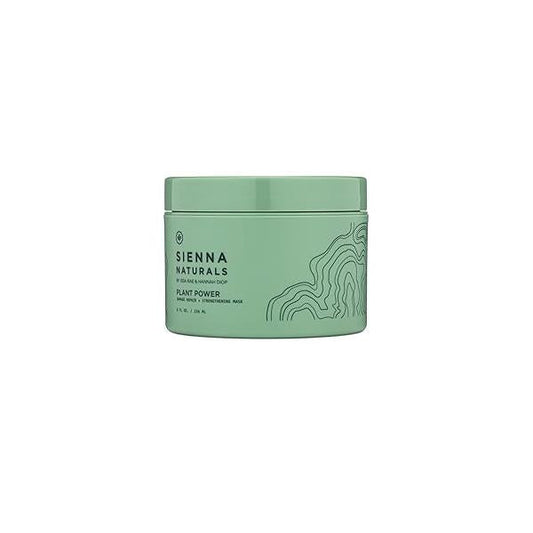 Sienna Naturals - Plant Power Repair Mask - Deep Conditioner for Damaged & Dry Hair Strengthens, Hydrates Repairs with Baobab Protein Coconut Oil Clean, Vegan Formula 9 fl oz