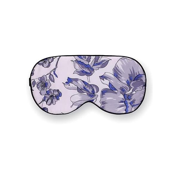 Maxfeel 100% Pure Silk Eye Mask - Sleep Cover in Printed Colors (#10)