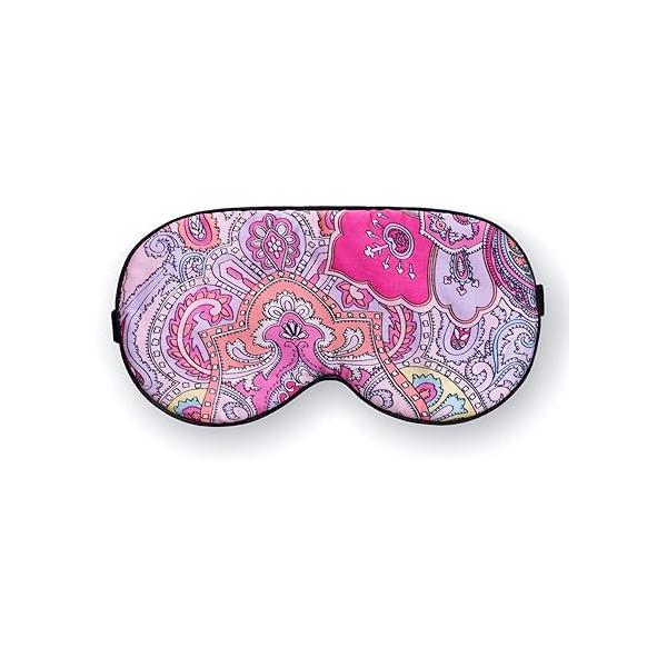Maxfeel 100% Pure Silk Eye Mask - Sleep Cover in Printed Colors (#10)