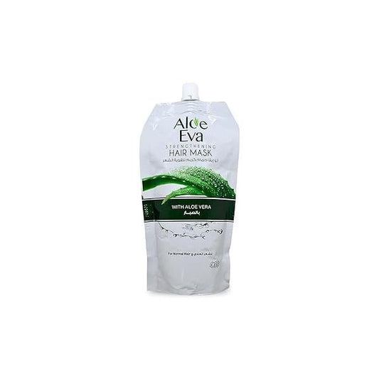 Aloe Eva With Vera Hair Mask Pouch Moisturizer For (1 Pack = 8.45 oz / 250 gm) حمام كريم بالصبار