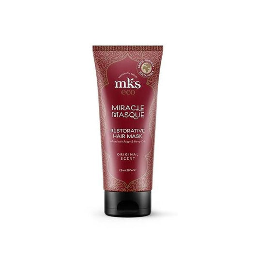 Earthly Body MKS eco Miracle Masque, Original Scent - 7 oz Restorative Hair Mask Revitalizes Dry, Damaged & Distressed With Moroccan Argan Oil, Hemp Seed Oil Vegan Cruelty Free
