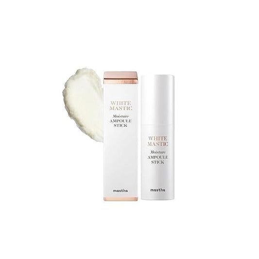 MASTINA White Mastic Moisture Ampoule Stick 0.35oz Wrinkle Reduction Elasticity Moisturizing Radiance Multi Balm Korean Skin Care Serum for Face Lips Eyes Neck Vegan Collagen