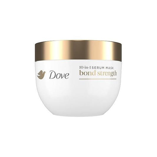 Dove Hair Bond Strength 10in1 Serum Mask for Chemically Damaged with Bio-Protein Care Technology plus Peptide Complex 9.2 fl oz.