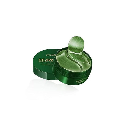 Seaweed Under Eye Patches, Essence Mask for Puffy Eyes/Dark Circles/Collagen Care Relieves Pressure and Reduces Wrinkles, Gel Pads Hydrating Brightening (60 Pcs)