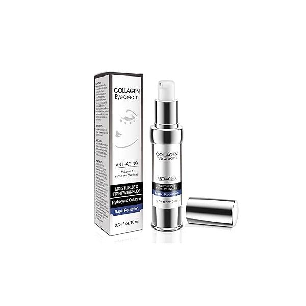 Eye Cream, Collagen Stick,Under Cream Anti Aging, Moisturizing Balm Reduces Wrinkles Fine Lines Dark Circles, Puffiness Bags, Skin Firming, Under and Around Eyes Women Men