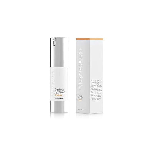 DermaQuest C Infusion Hydrating Revitalizing Eye Cream - Bags Reducer, Puffiness Treatment & Under For Dark Circles (0.5 oz)