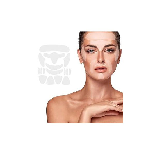 Forehead wrinkle Patch, V-shaped face patch - facial Wrinkle resistant eye patch. for reducing wrinkles, anti-aging, moisturizing and smiling wrinkles.80Pcs(80 patches)