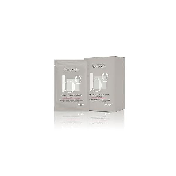 [Dark Circles & Puffy Eyes Treatment Korean Sheet Mask] Lint-Free Eye Perfection Pro Cooling Patches 20 Pack - Hydrogel Under Pads, Hyaluronic Acid, Caffeine, Eyelash Extension Application