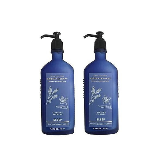 Bath & Body Works Aromatherapy Sleep - Lavender + Vanilla Lotion, 6.5 Fl Oz