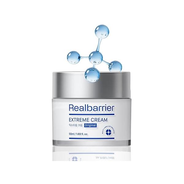 Real Barrier | Extreme Cream Korean Moisturizer Face Cream, Skin Care Rich Lotion for Sensitive Hydrating with Hyaluronic Acid and Ceramides 1.69 fl oz (50ml)