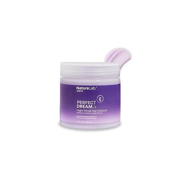 NATURELAB. TOKYO Perfect Dream Night Ritual Rinse Out Hair Masque | With Mood Enhancing Fragrance 200ml / 6.7 Fl Oz