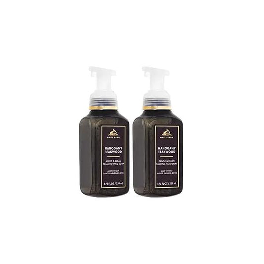 Bath and Body Works Gentle Foaming Hand Soap 8.75 Ounce 2-Pack (Mahogany Teakwood)
