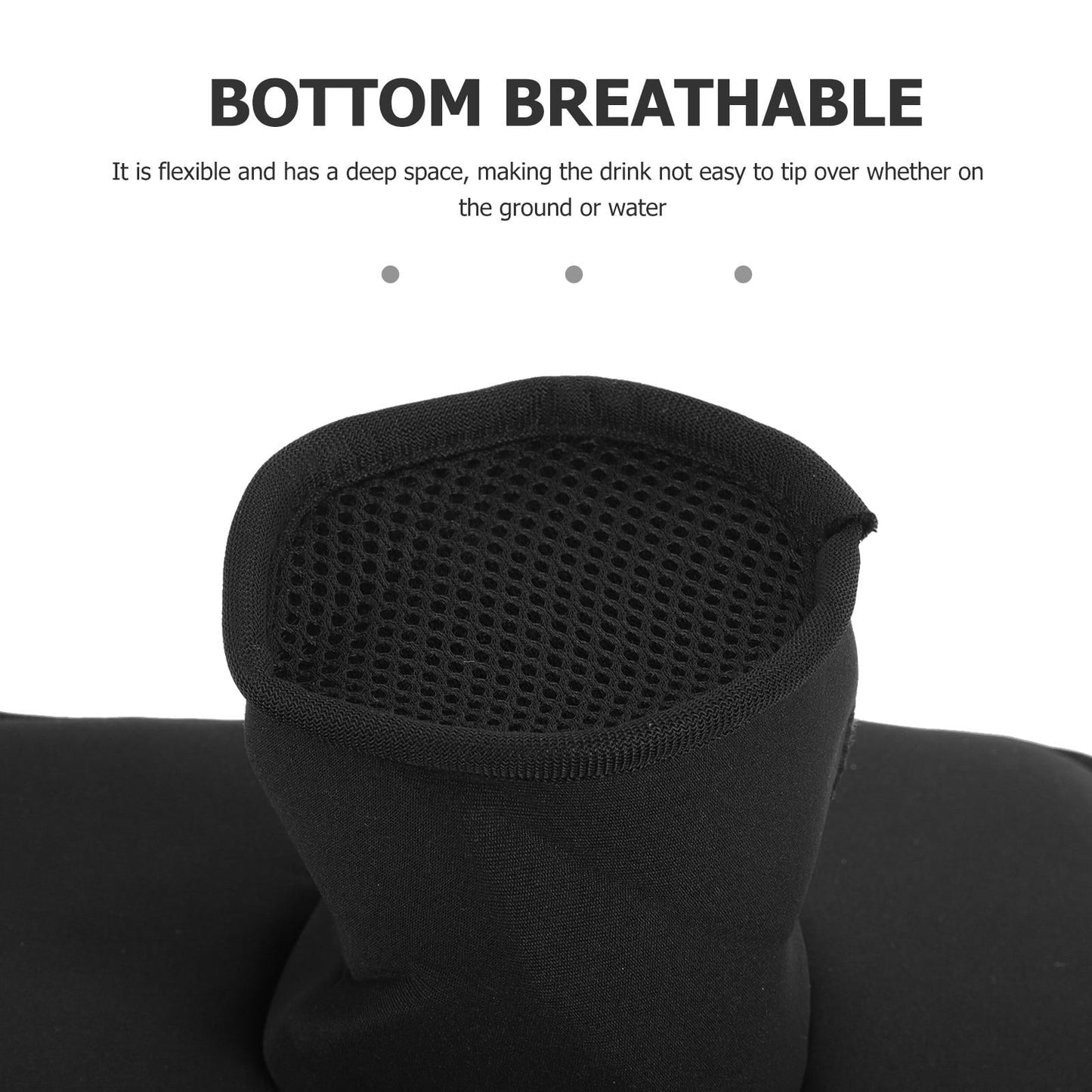 WEAVILUX 1Pack Floating Drinking Cup Holder Nylon Waterproof for Bed Hammock 24x20cm